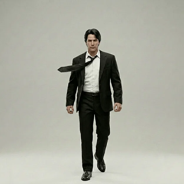 Mô hình 3D John Constantine Keanu Reeves (2005) đầy phong cách - Image 1