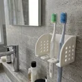 Giá treo bàn chải gắn tường (Phiên bản Gia đình hoặc Cặp đôi) - Thumbnail 2