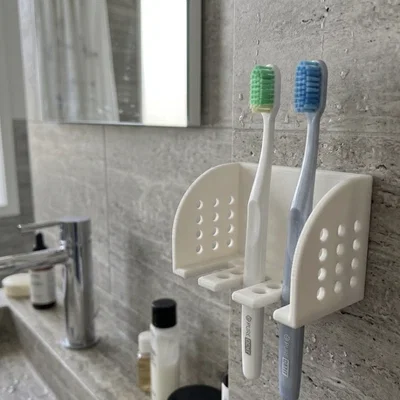 Giá treo bàn chải gắn tường (Phiên bản Gia đình hoặc Cặp đôi)