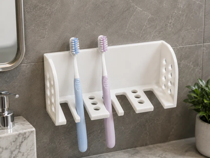 Giá treo bàn chải gắn tường (Phiên bản Gia đình hoặc Cặp đôi) - Image 4