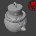 Mô hình người tuyết treo cây thông Noel (Snowman Christmas Snowball) - Thumbnail 6