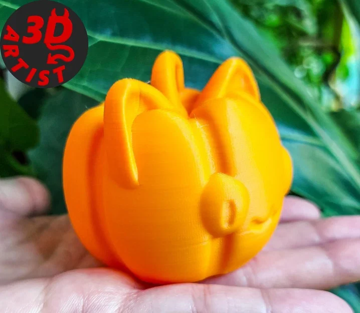 Mô hình trang trí bí ngô hình mèo đáng yêu cho Halloween - Image 2