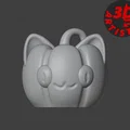 Mô hình trang trí bí ngô hình mèo đáng yêu cho Halloween - Thumbnail 5