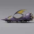 Mô hình 3D xe đua Mean Machine từ Wacky Races - Dick Dastardly - Thumbnail 1