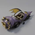 Mô hình 3D xe đua Mean Machine từ Wacky Races - Dick Dastardly - Thumbnail 2