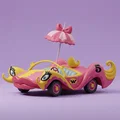 Mô hình xe đua 3D Compact Pussycat của Penelope Pitstop - Thumbnail 1