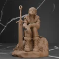Mô hình 3D Nữ chiến binh Elf (Elf Shield Maiden Warrior) đầy ấn tượng - Thumbnail 2