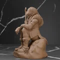 Mô hình 3D Nữ chiến binh Elf (Elf Shield Maiden Warrior) đầy ấn tượng - Thumbnail 3