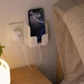Giá đỡ điện thoại treo tường kèm khe giữ dây sạc - Thumbnail 1