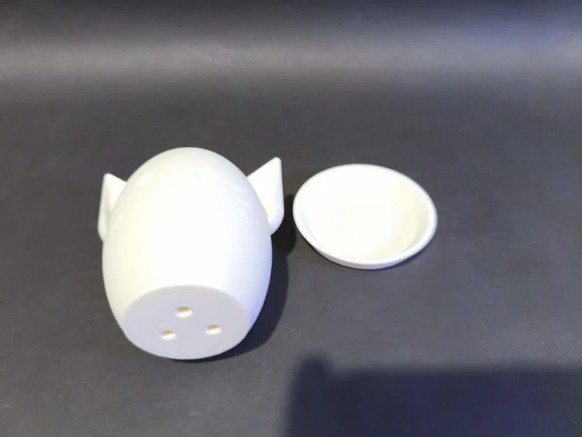 Chậu Cây Hình Mèo Đáng Yêu In 3D Kèm Đĩa Lót - Image 4