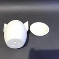 Chậu Cây Hình Mèo Đáng Yêu In 3D Kèm Đĩa Lót - Thumbnail 4