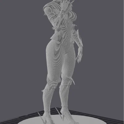 Tượng Valkyr Heirloom – Fan Art Warframe