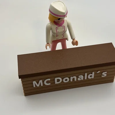 Mô hình thức ăn nhanh - Playmobil - Phong cách McDonald's