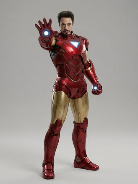 Mô hình 3D Iron Man - Tony Stark (Siêu anh hùng Marvel) - Image 1