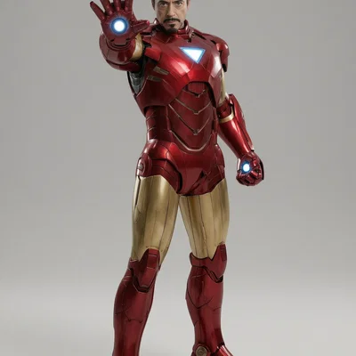 Mô hình 3D Iron Man - Tony Stark (Siêu anh hùng Marvel)