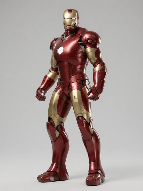 Mô hình 3D Iron Man đứng uy phong cực chất cho tín đồ Marvel - Image 1