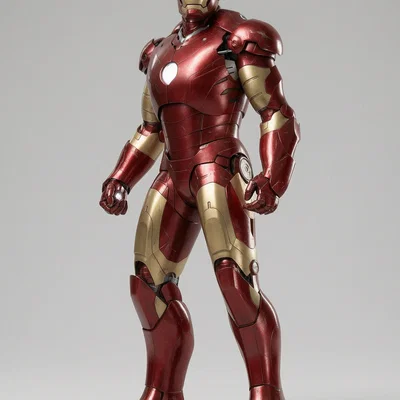 Mô hình 3D Iron Man đứng uy phong cực chất cho tín đồ Marvel