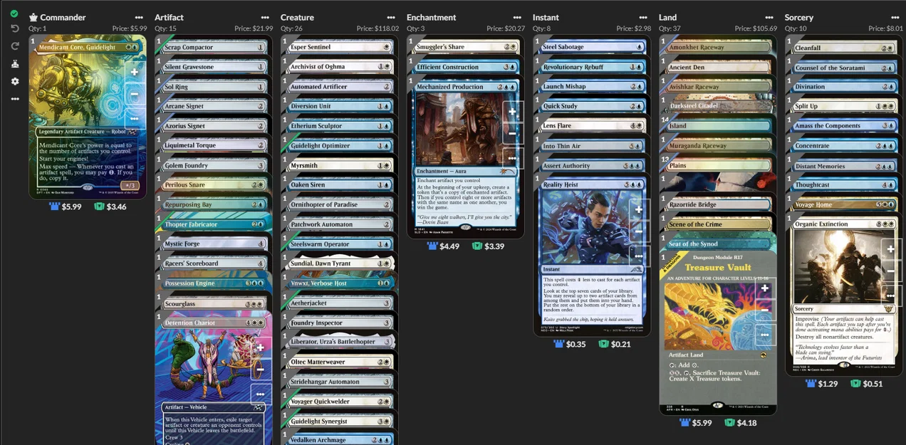 Bộ bài Commander MTG hoàn chỉnh - Mendicant Core, Guidelight - Image 6