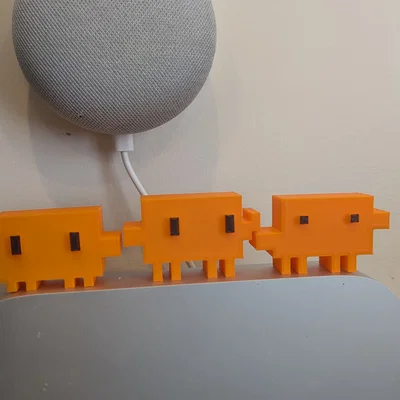 Mô hình Clawd (Claude Mascot) 8-bit dễ thương cho bàn làm việc