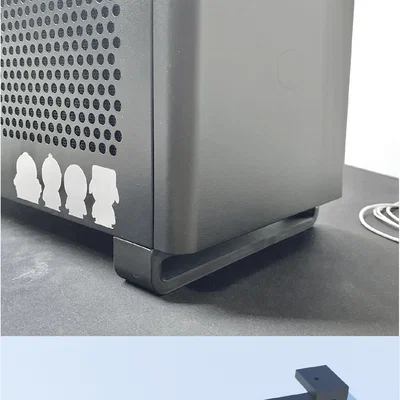 Bộ chân đế chữ U nâng cao cho case NR200/NR200P - Tăng luồng khí