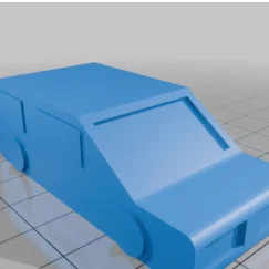 Mô hình xe hơi mini DB Protoxa - Mẫu in 3D trang trí bàn làm việc