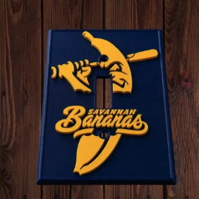 Nắp đậy công tắc đèn Savannah Bananas cho người yêu bóng chày
