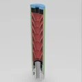 Bộ giảm thanh hiệu năng cao cho Ares Amoeba Striker AS-03 - Thumbnail 1