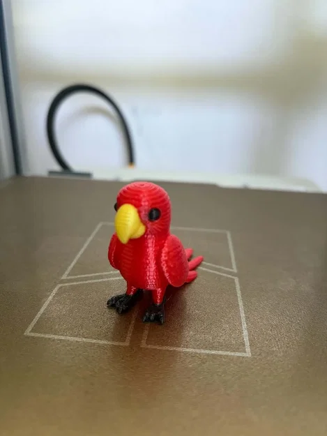 Mô hình chú vẹt đan len đáng yêu - File in 3D - Image 2