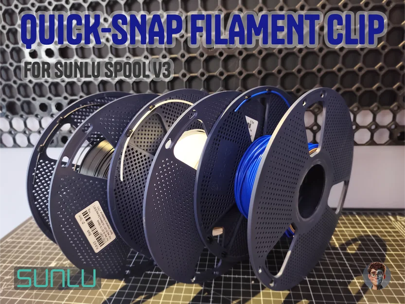 Kẹp giữ sợi filament Sunlu Spool V3 (Quick-Snap) - Image 1