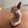 Mô hình French Bulldog phong cách Phật thiền (Buddha Style) - Thumbnail 2