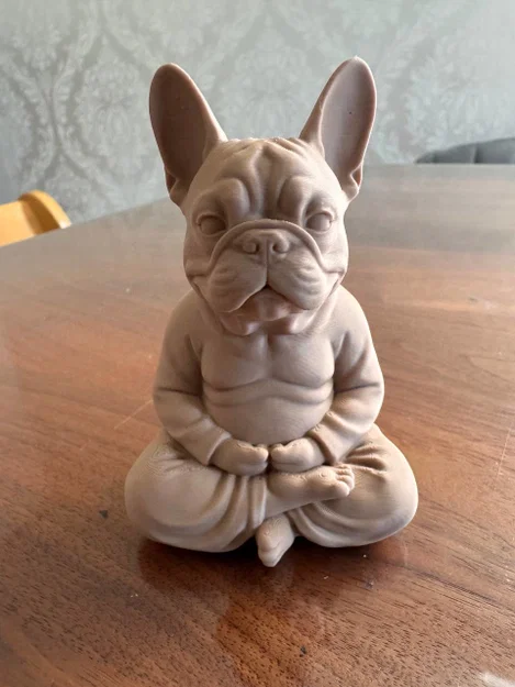 Mô hình French Bulldog phong cách Phật thiền (Buddha Style) - Image 4