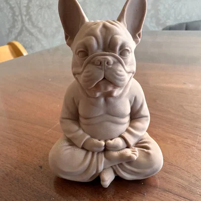 Mô hình French Bulldog phong cách Phật thiền (Buddha Style)
