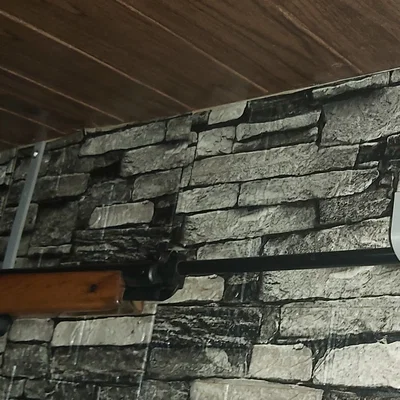 Giá treo tường cho carabina và súng trường - Giải pháp trưng bày 3D