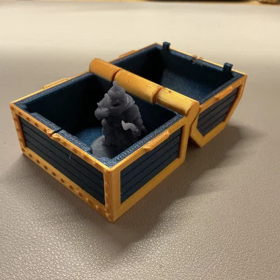 Rương đựng mô hình D&D in 3D - Phụ kiện bảo vệ nhân vật hoàn hảo