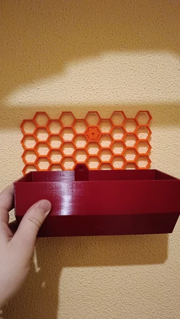 Hộp đựng đồ lớn cho bảng treo Honeycomb Wall siêu tiện dụng - Image 1