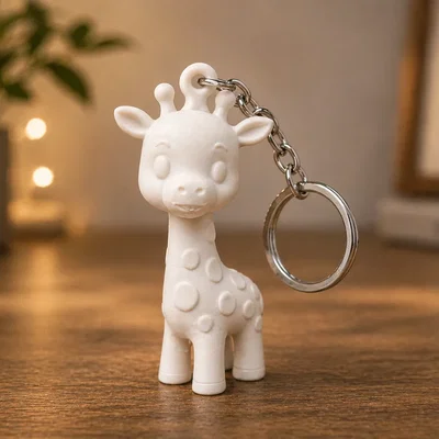 Móc Khóa Hươu Cao Cổ Dễ Thương – Móc Treo Chìa Khóa Phong Cách Kawaii