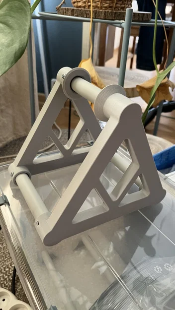 Giá đỡ cuộn nhựa in 3D bằng ống PVC - Image 1