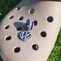 Nút trang trí logo Volkswagen (Jibbitz) cho giày Crocs cực chất - Thumbnail 1