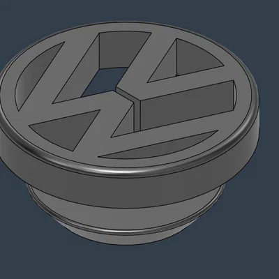Nút trang trí logo Volkswagen (Jibbitz) cho giày Crocs cực chất