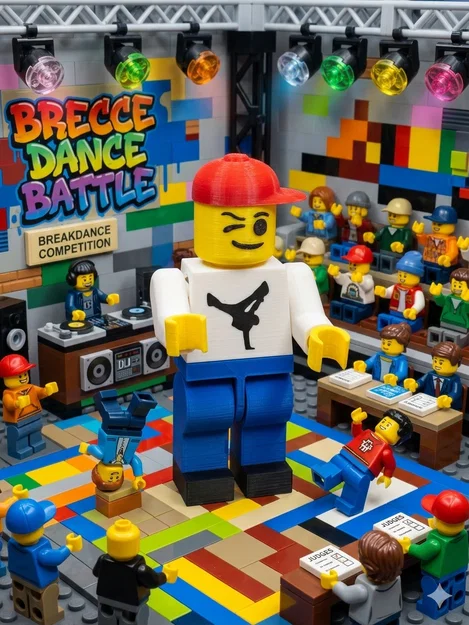 Mô hình Breakdancer kiểu LEGO - Image 1