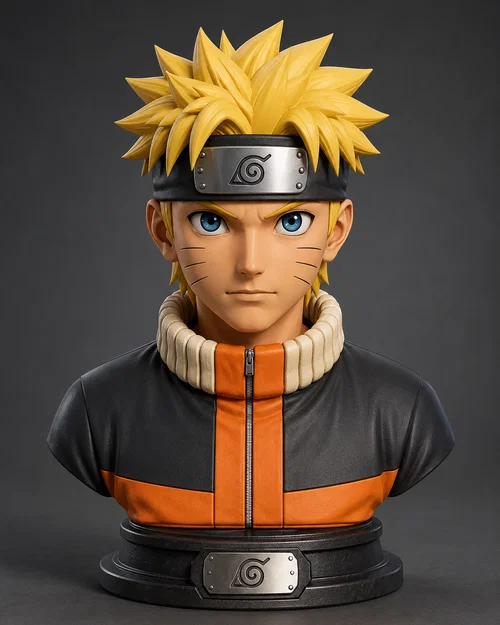 Mô hình tượng Naruto (Naruto Bust) in 3D chất lượng cao - Image 1