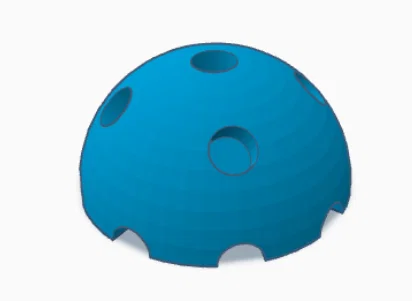 Khối cầu thay thế cho bộ đồ chơi lắp ráp nhà chòi (3D Printing) - Image 2
