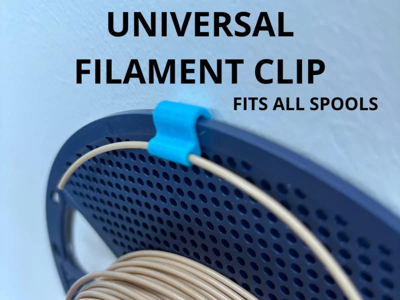 Kẹp cố định sợi nhựa Filament Clip vạn năng cho mọi cuộn in 3D - Image 1