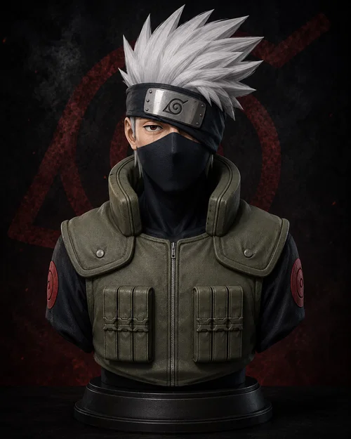 Mô hình tượng bán thân Kakashi Hatake từ Naruto siêu chi tiết - Image 1