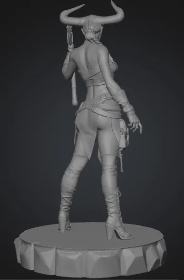 Mô hình nữ chiến binh Minotaur (Donna Minotauro) cho in 3D - Image 2