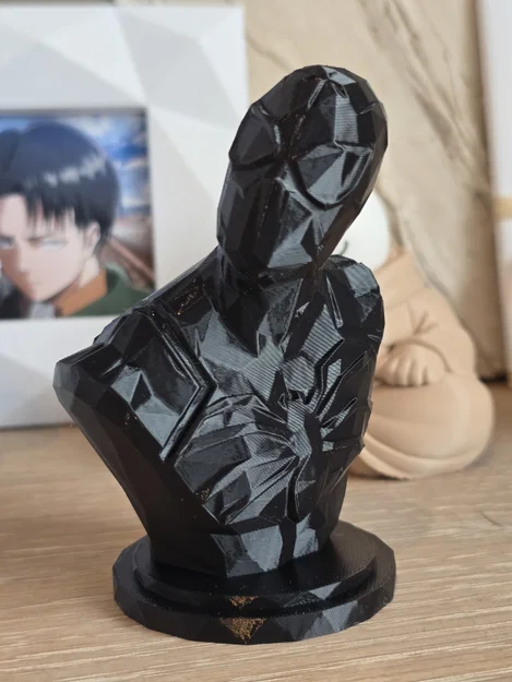 Tượng bán thân Spider-Man phong cách Low Poly - Marvel - Image 2