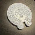 Đế lót ly phong cách Chrome Hearts sang trọng cho bàn làm việc - Thumbnail 2