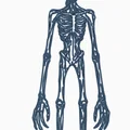 Mô hình trang trí tường Siren Head phong cách One-line Art 3D - Thumbnail 2
