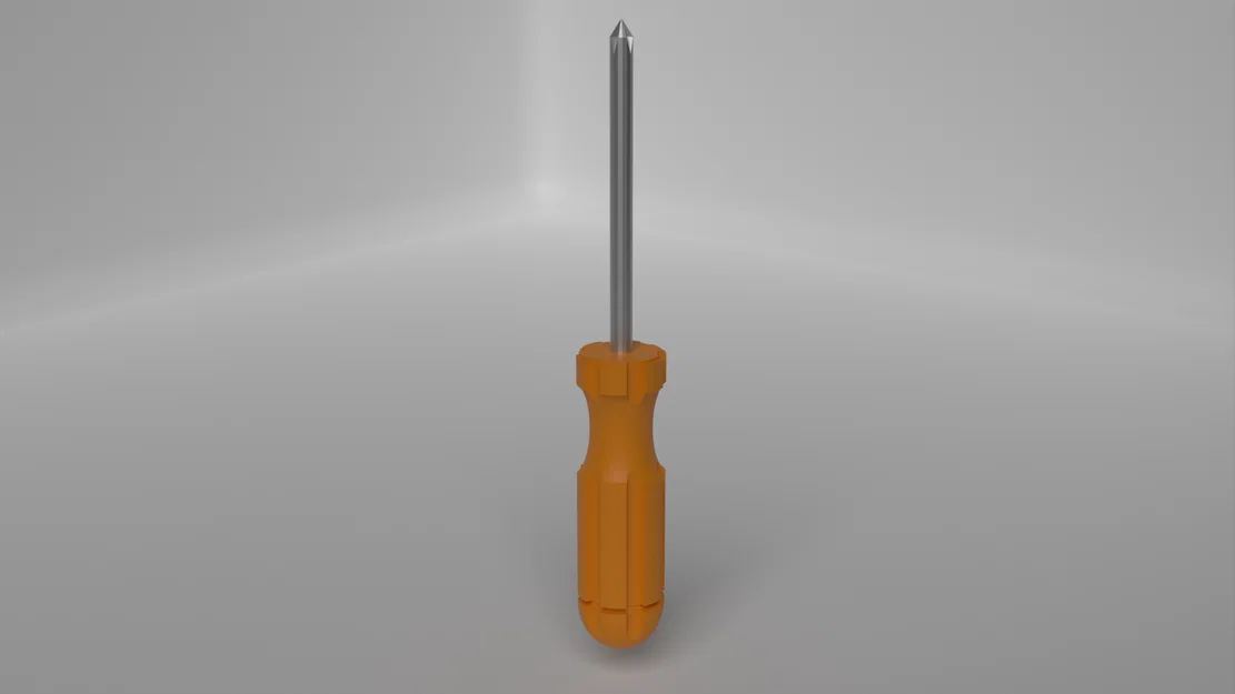 Mô hình tuốc nơ vít đầu Phillips 3D siêu bền tự in tại nhà - Image 1