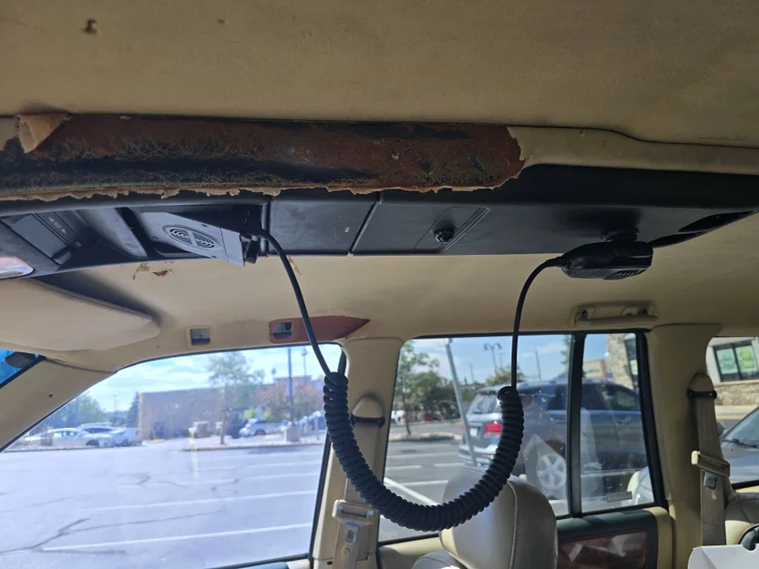 Giá gắn radio Cobra Mini 19 cho bệ điều khiển trên trần xe Jeep ZJ/ XJ - Image 2